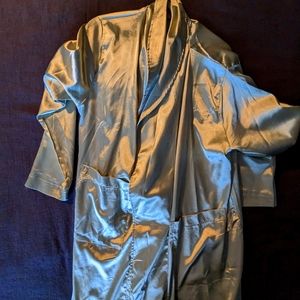 Silk Robe Men's L